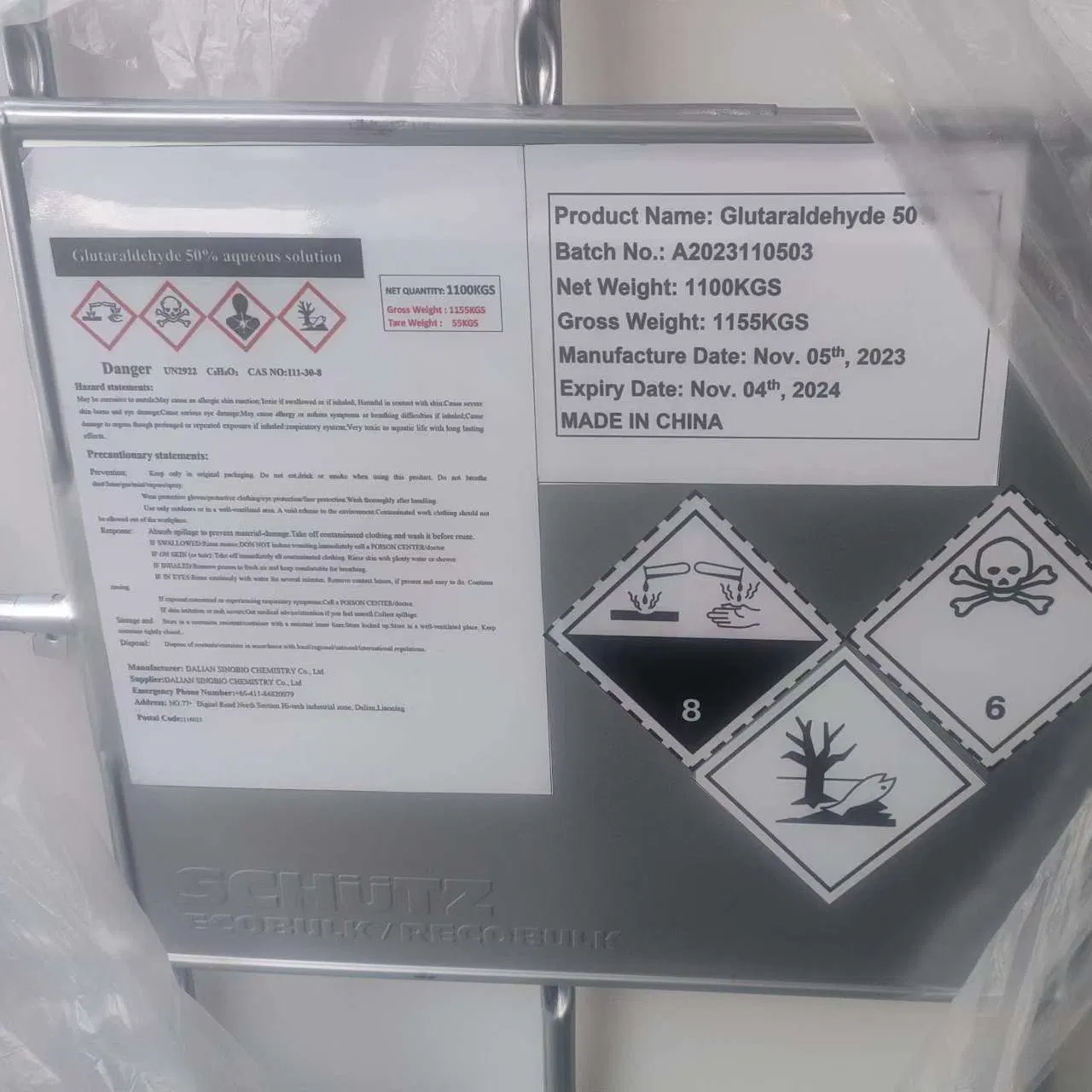 glutaraldehyde glutaraldeído