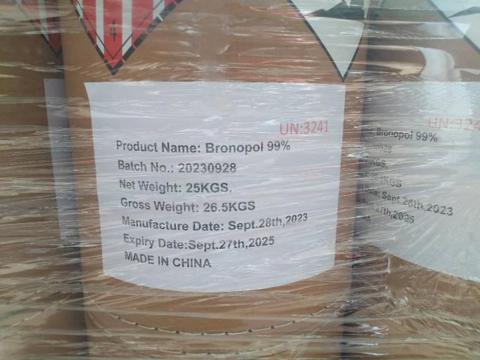 Sinobio 18MT Bronopol 99% em pó foi entregue com segurança no porto de Istambul, Turquia