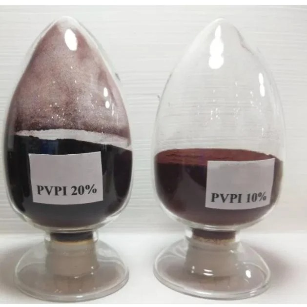 Venda quente Sinobio Desinfetante Polivinilpirrolidona-Iodo em Pó para Tratamento de Água Química Povidona Iodo Pvpi CAS 25655-41-8