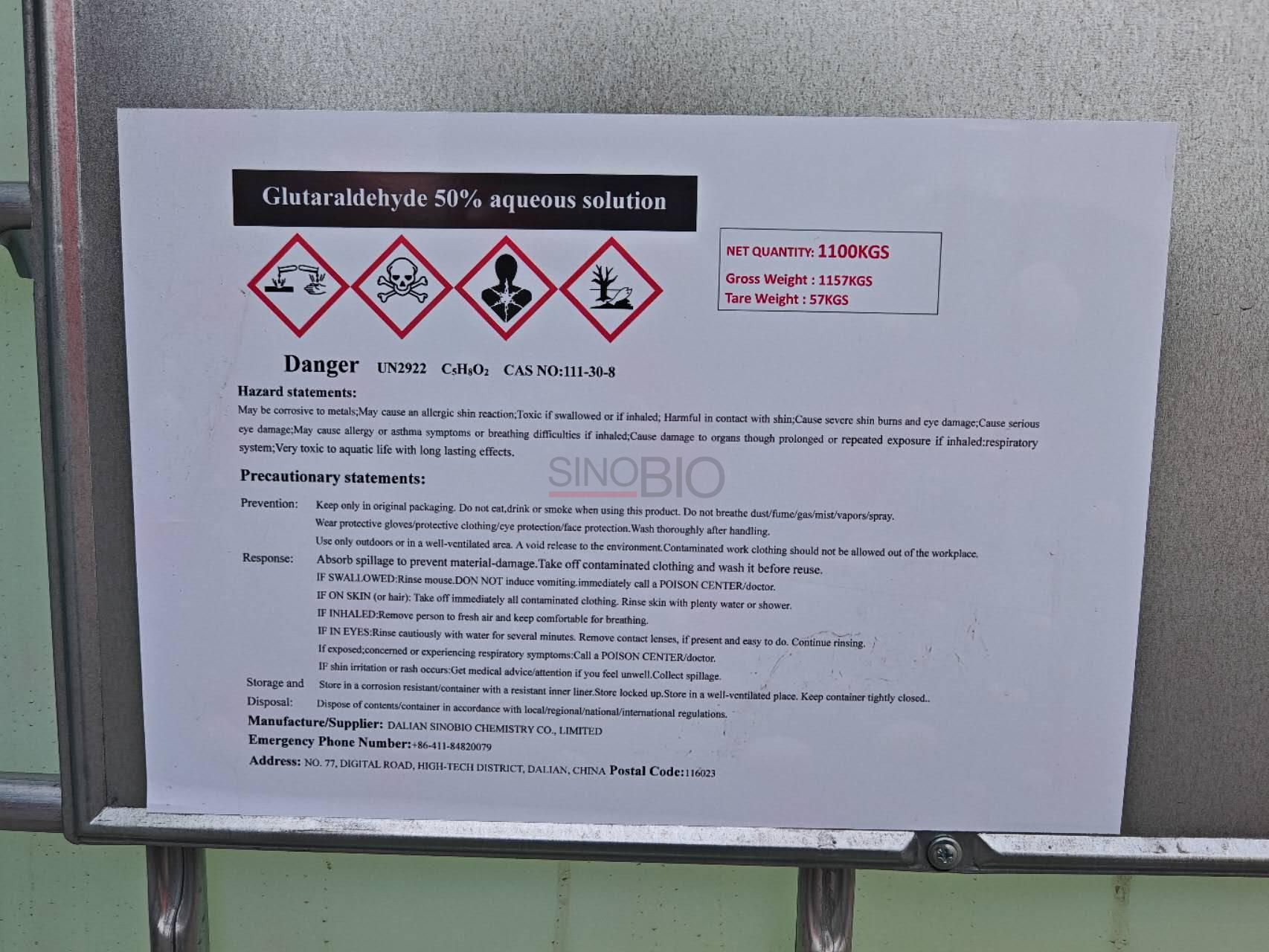 Glutaralde&iacute;do 50% 