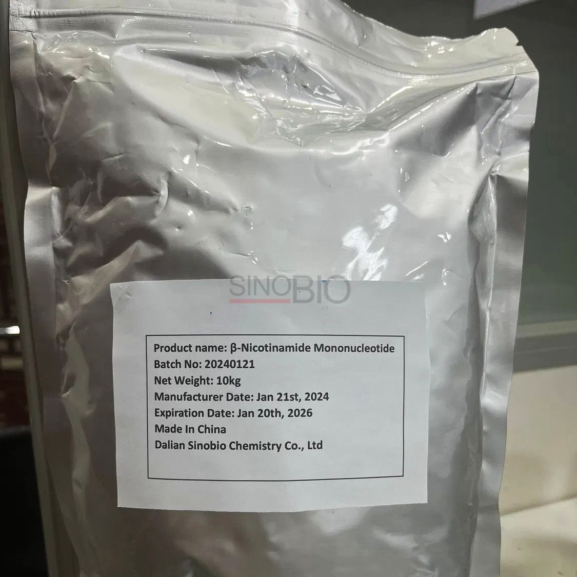 Suplementos antienvelhecimento em massa por atacado pó β-nicotinamida mononucleotídeo 99,9% nmn CAS 1094-61-7