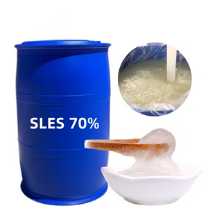 Sabão cosmético para lavar louça, shampoo detergente laurílico éter sulfato de sódio SLES 70% CAS 68585-34-2